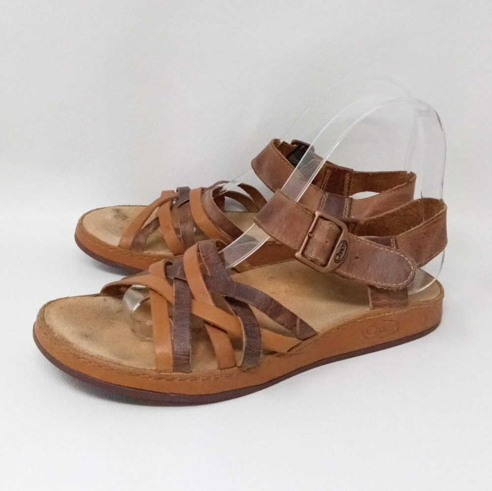 Chaco Brown Tan Sandals